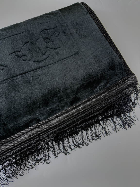 Tapis de prière épais - Noir