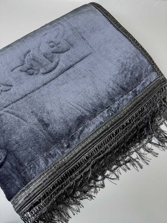 Tapis de prière épais - Gris